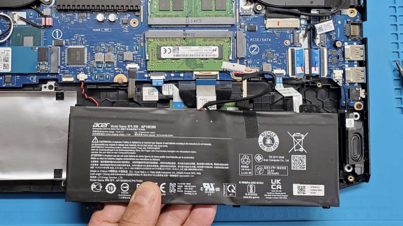 Laptop battery replacement