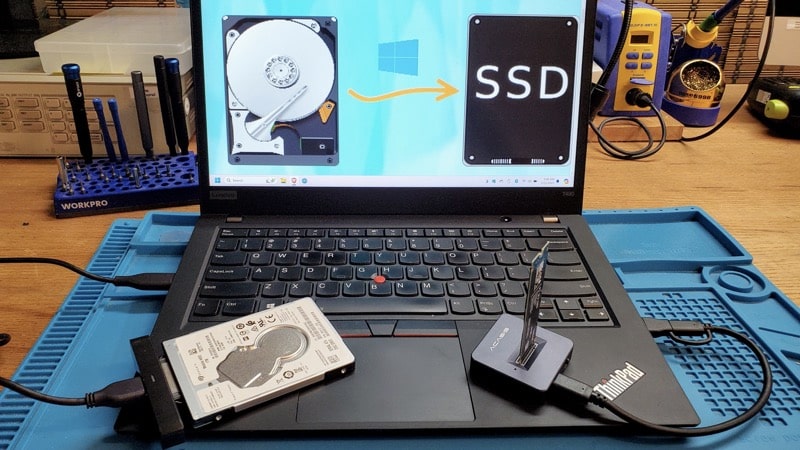 Hard drive cloning