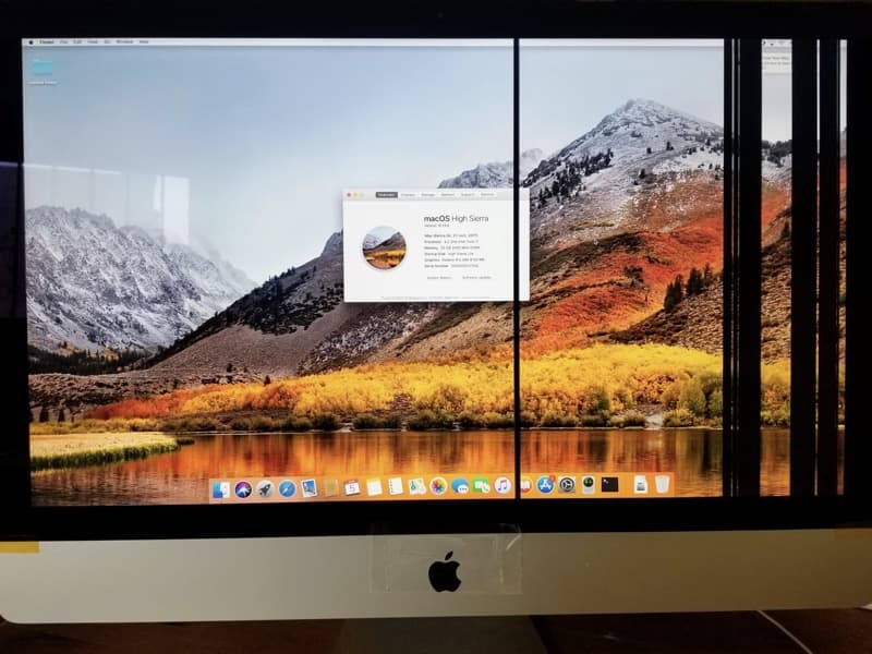 iMac failed display