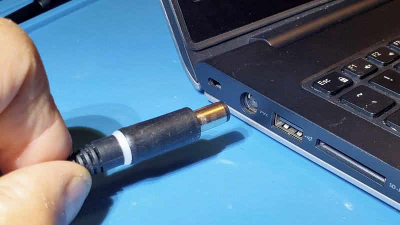 Laptop power connector repair