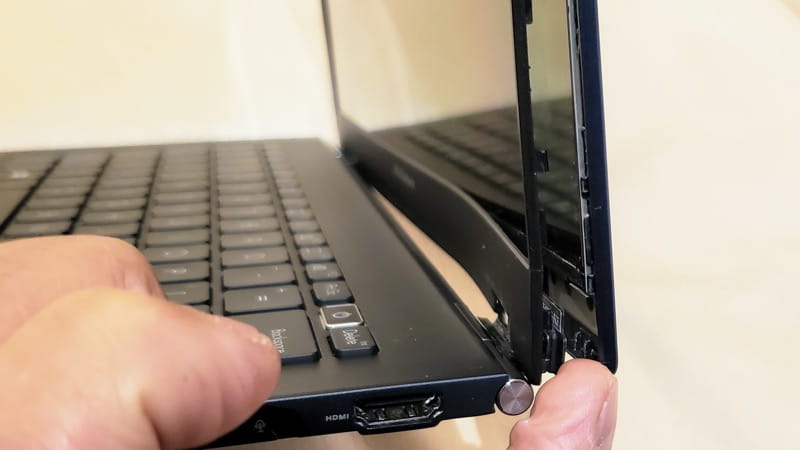 Laptop hinge repair