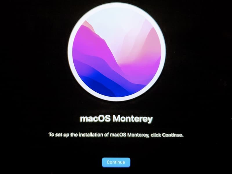 macOS installation