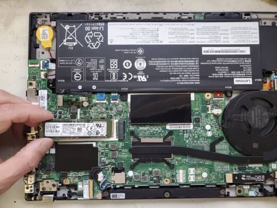 Laptop NVMe drive replacement